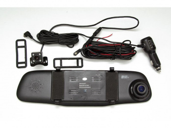 Автомобильный видеорегистратор зеркало SilverStoneF1 NTK-351 Duo